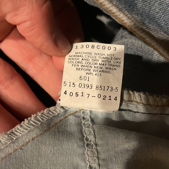Vintage Orange Tab Levi's Light Blue Denim Jeans - Picture 7 of 7